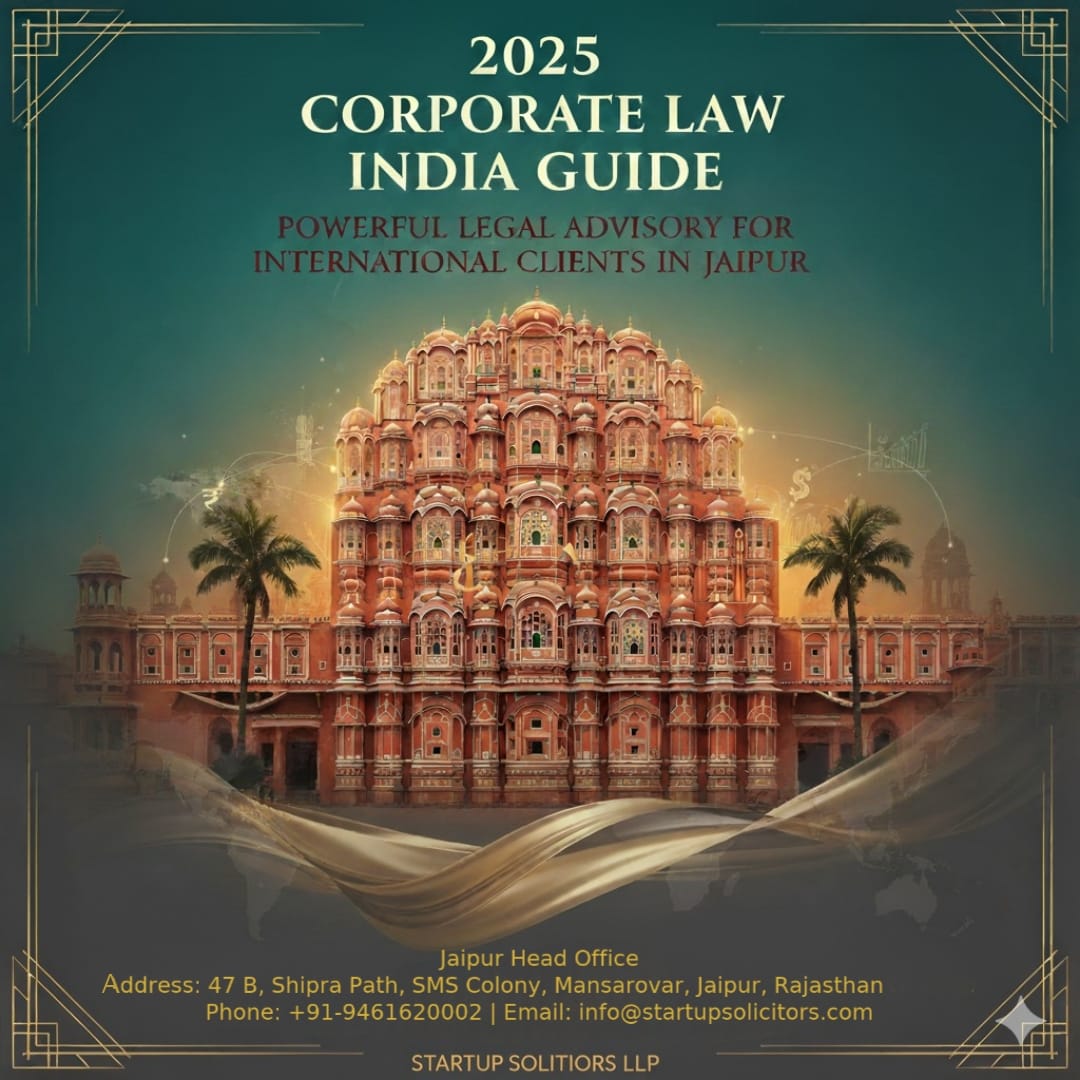 corporate law India 2025 timeline Jaipur advisory