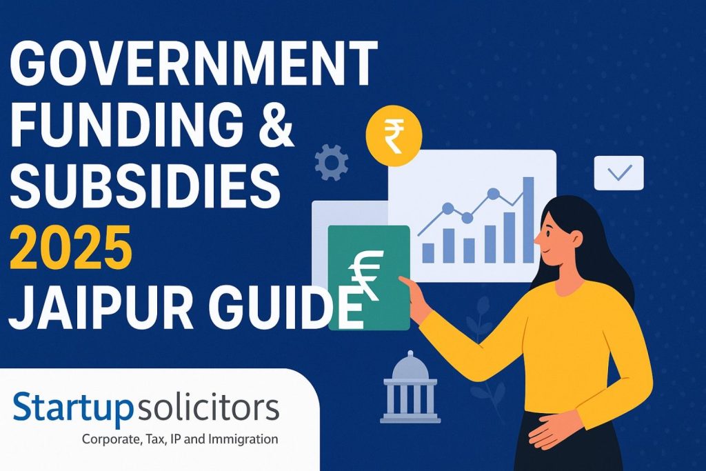 Government Funding & Subsidies 2025 Jaipur