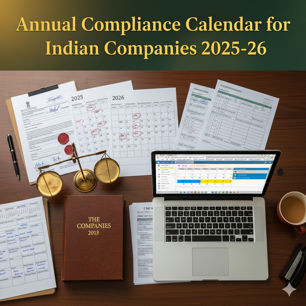 Annual Compliance Calendar for Indian Companies 2025