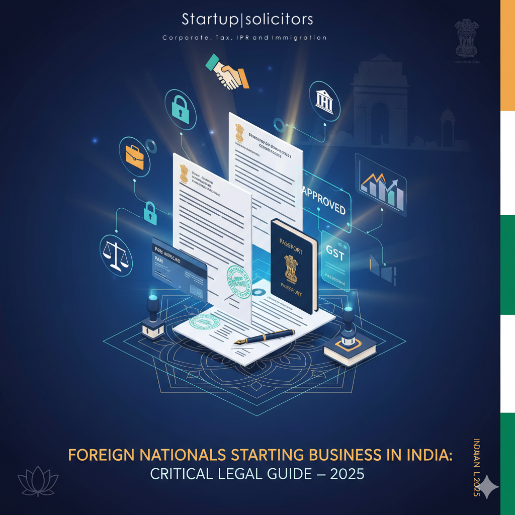 Foreign nationals starting business in India